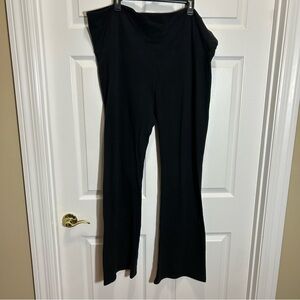 Stretch is Comfort Black Flare Lounge Pants